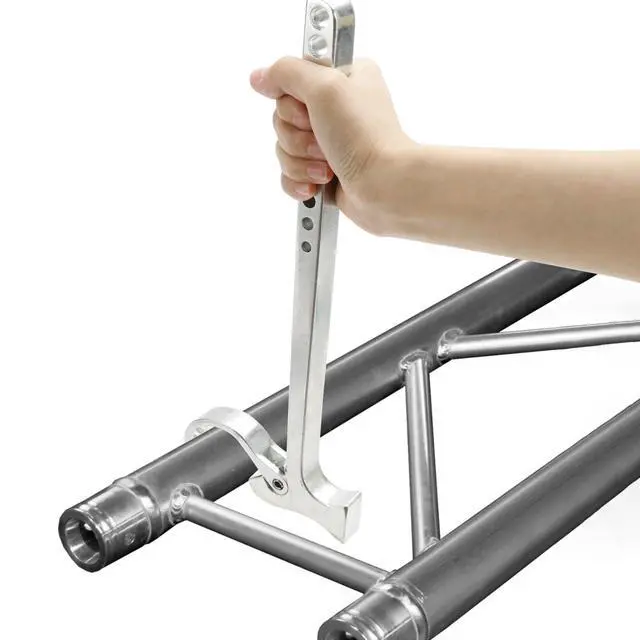 Alt view image 2 of 6 - Hammer of Truss Stage Aluminum, Silver Stage Spigot Lighing Truss Hammer Truss Pin Remover For Global F34 Tru DJ Truss Removal and Installation tools