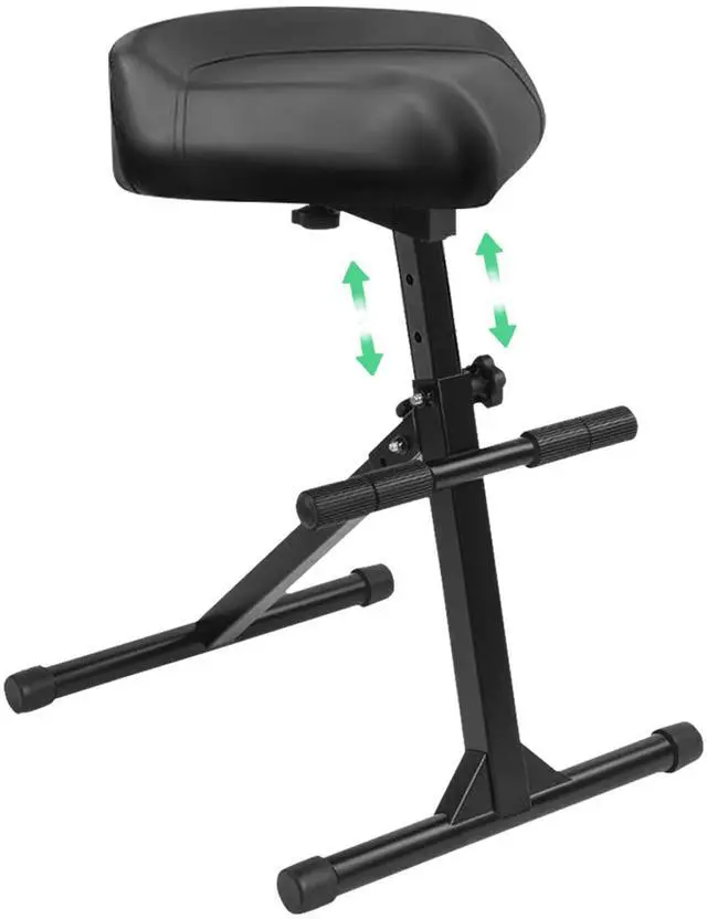 Main image of Pro Guitar Stool, Height Adjustable Saddle Seat, Musician Stool Guitarist Throne Guitar Chair, Black