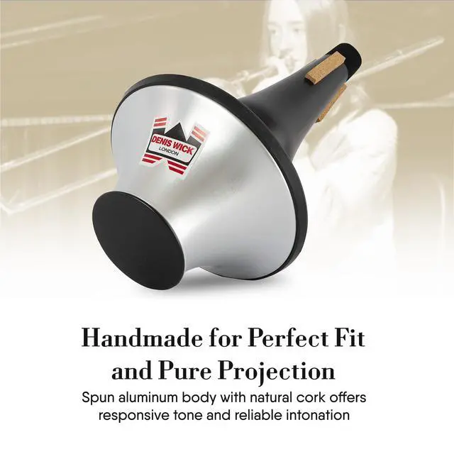 Alt view image 5 of 6 - Adjustable Cup Mute for Bass Trombone, 5533 - Hand-Spun Aluminum Mute and Adjustable Cup Position for Varied Tone - Ideal for Practice, Performance & Recording - 11.81 x 9.45 x 9.45 Inches