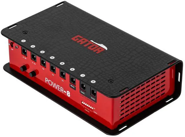 Main image of Cases Guitar Effects Pedal Power with 8 Isolated Outputs | Maximum Output Current: 1600mA (GTR-PWR-8)