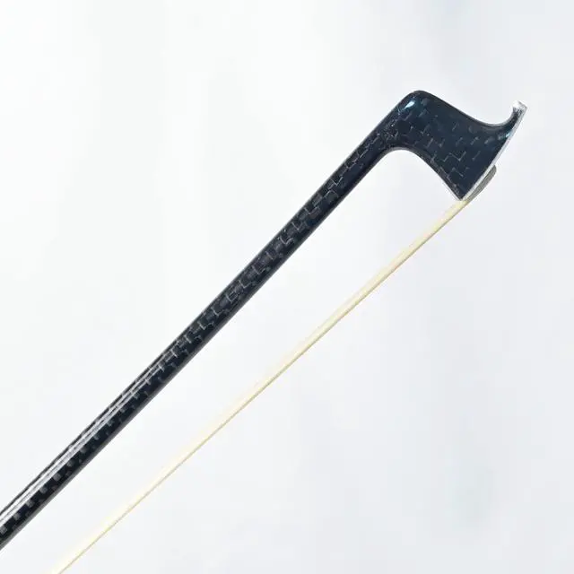 Alt view image 2 of 6 - Carbon Fiber Violin Bow with Snakewood Frog AW-201