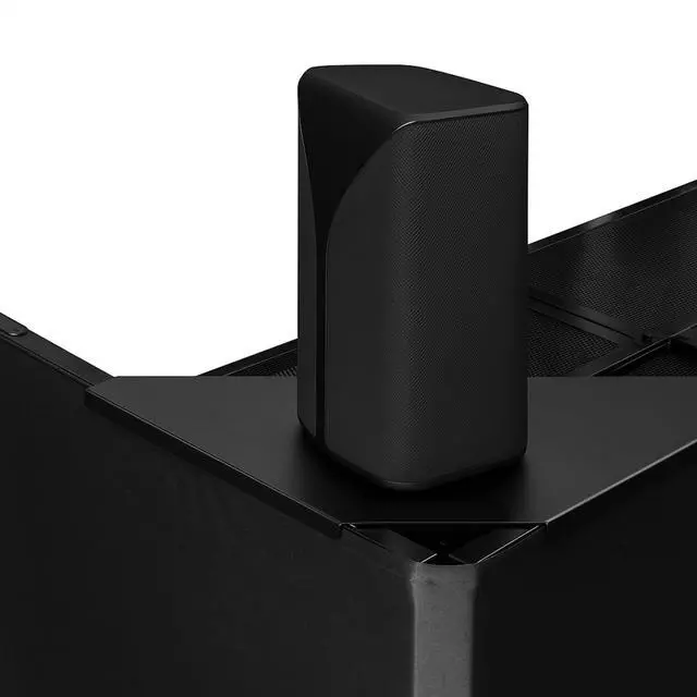 Alt view image 4 of 6 - 2 Pack DJ Facade Corner Shelf Metal 26"x13" Portable Booth Shelves for Any DJ Facade Cover Event Sturdy Black