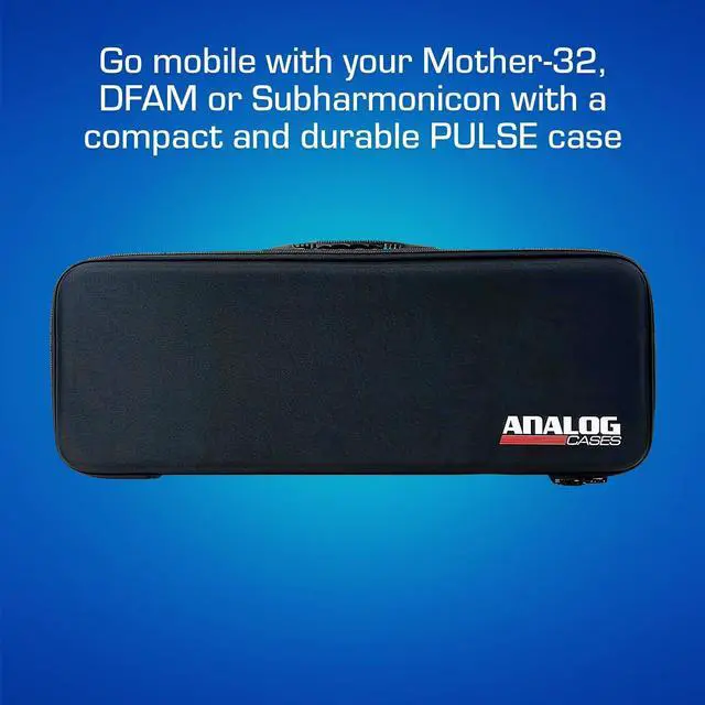 Alt view image 2 of 6 - Moog Mother-32 / DFAM/Subharmonicon Case - PULSE Hard Case | Durable Molded EVA Hard Case, Excellent Protection, Compact Design & Precise Custom Fit, Comfortable Handle, Smooth Zipper