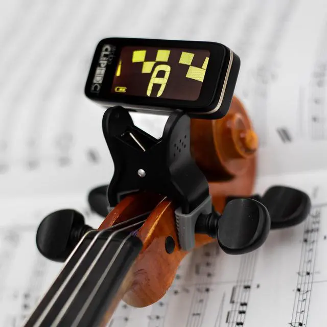 Alt view image 5 of 6 - StroboClip HDC-V | Clip-On Strobe Tuner with Violin Clamp