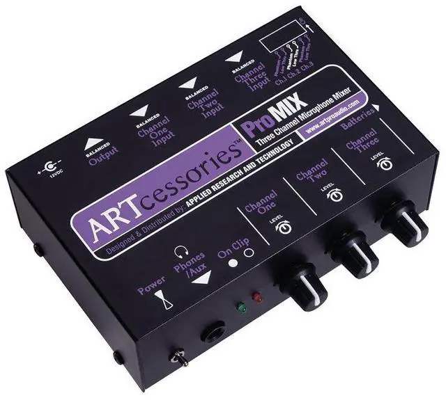 Main image of ProMIX Three Channel Microphone Mono Mixer
