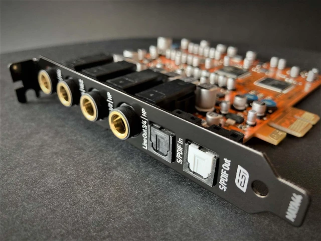 Alt view image 2 of 4 - MAYA44 eX | 24-bit/96kHz PCIe Audio Interface with 4 in / 4 out | 4x4 PCIe audio interface with 24-bit/96kHz sound and +48V phantom power for recording, podcasting and streaming