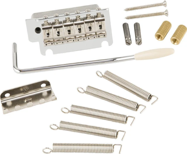 Main image of Deluxe Series 2 Point Tremolo Assembly, Chrome
