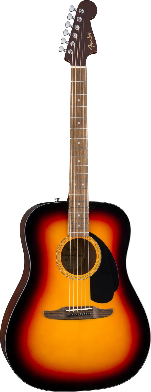 Alt view image 4 of 6 - California Standard Redondo, Spruce Top, Black Pickguard, 3-Color Sunburst
