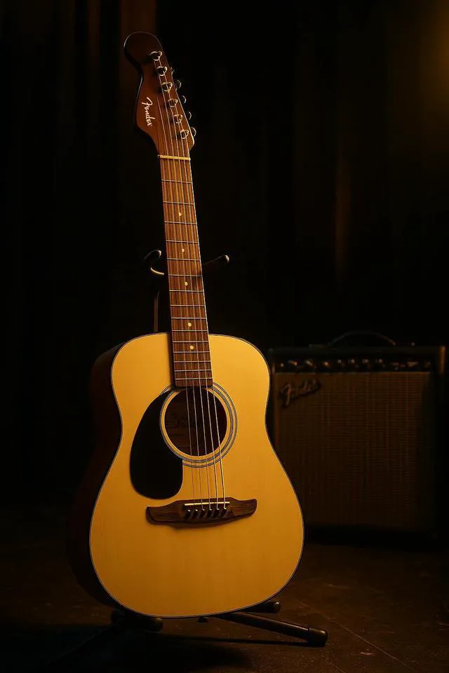 Alt view image 3 of 6 - California Standard Redondo Left-Handed, Spruce Top, Black Pickguard, Natural | Natural