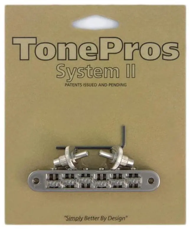 Main image of Standard Tuneomatic (small posts,"Roller" saddles) - TP6R - NICKEL