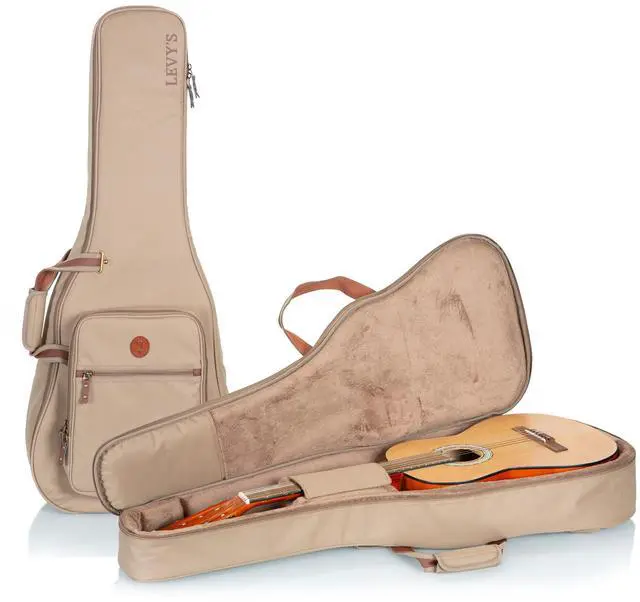 Main image of Leathers 200 Series Classical Guitar Gig Bag Lightweight, Padded, and Durable Soft Case for Full-Size Classical Guitars (LVYCLASSICGB200)