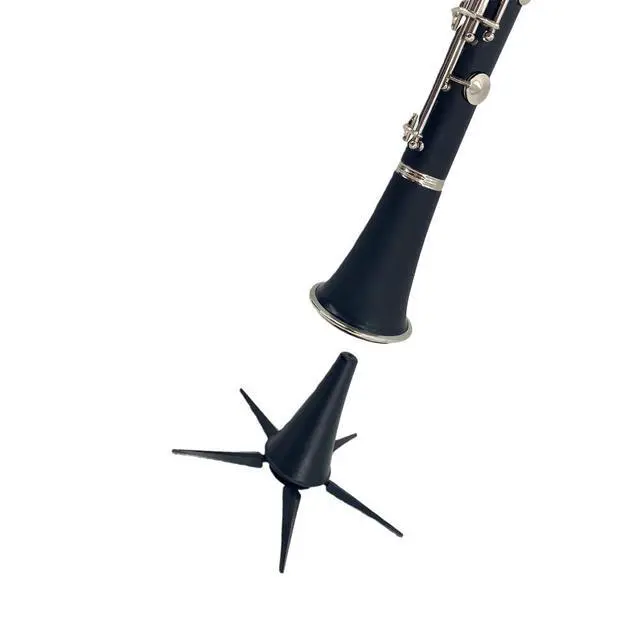 Alt view image 5 of 5 - Clarinet Set for Beginner, Ebonite 17 Keys Clarinet - Includes reeds, mouthpiece, gloves, cleaning cloth, hard case, stand. Suitable for Woodwind Instruments Students (BK-01)