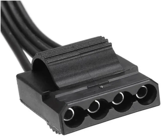 Alt view image 3 of 6 - 6Pin Male 1 to 3 IDE Female Power Splitter Cable, Molex 4Pin Port Multiplier Extension Power Supply Adapter Cord