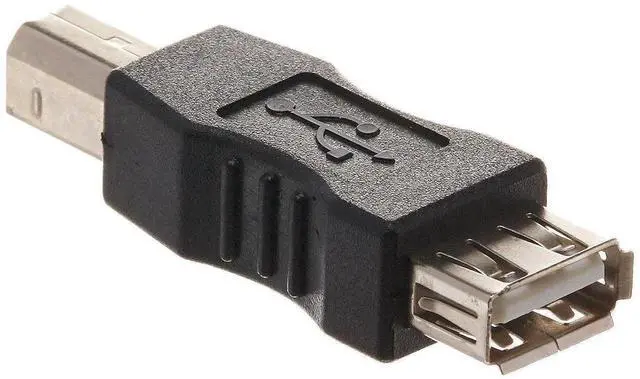 Main image of 5 Pack USB 2.0 Gender Changer Adapter, USB A Female to USB B Male Printer Converter Connector