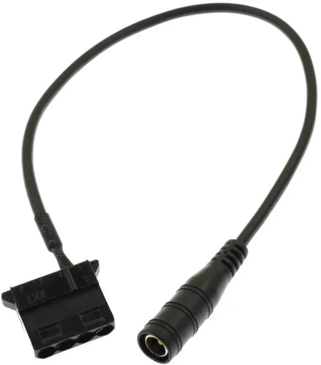 Alt view image 6 of 7 - 11.8 Inch DC Power Plug to 4-Pin Molex Adapter Cable, PC Cooling Fan Power Conversion Cord