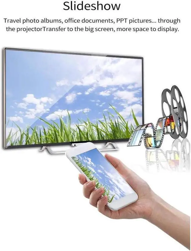 Alt view image 4 of 5 - G2 2.4G Wireless WiFi Display Adapter, 1080P HDMI Display Receiver, Supports DLNA Airplay Miracast for iOS Android Windows (Black)