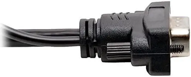 Alt view image 5 of 6 - Active HDMI to VGA + 3.5mm Audio Adapter Cable 15FT, 1080P@60Hz Low Profile HD15 Male to Male Video Audio Converter Cord P566015VGAA