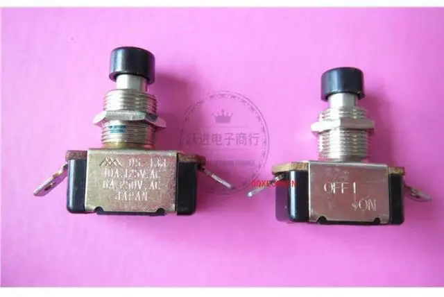 Alt view image 5 of 6 - For DS-133 MIYAMA Button Reset Switch 2 Pin Push Button Lockless Switch 6A250