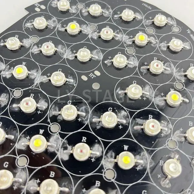 Alt view image 5 of 6 - RGBW Single Color LED Light Panels 154mm X 154mm 36x3W Moving Head Light Special Accessories for Stage Lighting