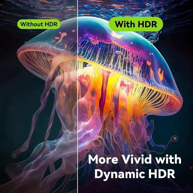 Alt view image 2 of 7 - FIBBR 8K HDMI 2.1 Cable 6ft/2m, 48Gbps Ultra High Speed HDMI Cord, 8K@60Hz 4K@120Hz 2K@240Hz eARC 3D Dynamic HDR 12Bit, Compatible with PS5 PS4 Xbox Series Laptop HDTV Projector