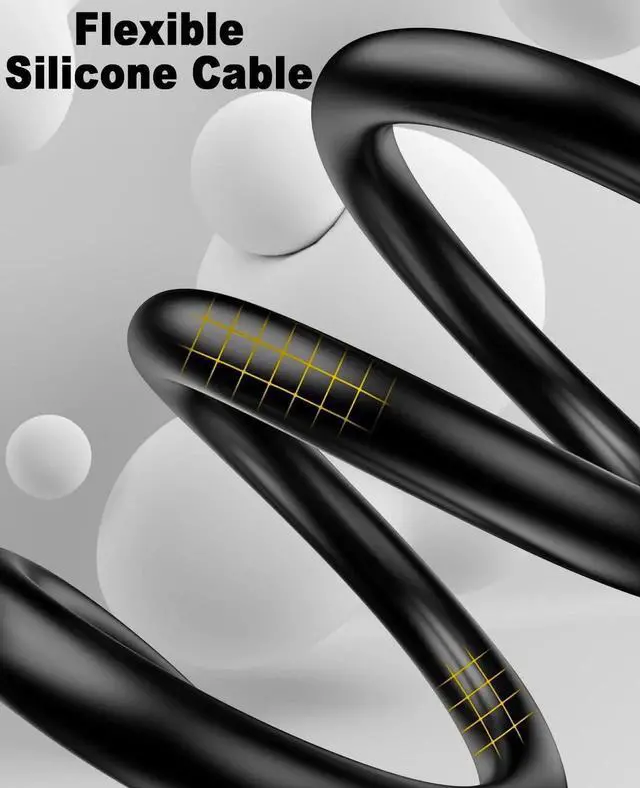 Alt view image 4 of 7 - Ultra Thin Short HDMI 2.1 Cable 1FT, Flexible Slim Soft Silicone 8K HDMI Male to Male Cord, 48Gbps High Speed 8K@60Hz HDR Compatible with PS5, PC, Monitor, Laptop and More