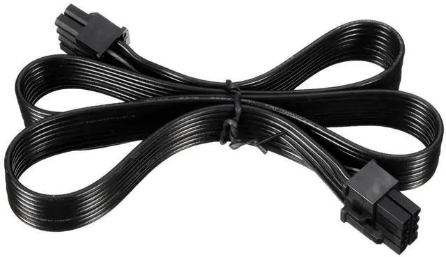 Alt view image 3 of 3 - 32 Inch CPU 8Pin Male to 4+4 Split 8Pin EPS 12V Motherboard Power Cable Only for Corsair Modular PSU, Not PCIe GPU VGA Cable