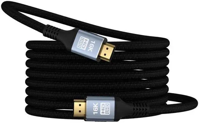 Main image of 10FT HDMI 2.2 16K 8K Cable, 96Gbps Ultra High Speed Gaming HDMI Cord, 4K@480Hz 8K@240Hz Dynamic HDR eARC DTS:X HDCP 2.2&2.3 Compatible with PC Monitor HDTV PS5 Blu-ray