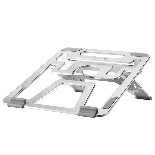 Alt view image 9 of 14 - COOLCOLD U2S Portable Foldable Hollow Double Triangle Height Adjustable Aluminum Alloy Bracket for Laptop