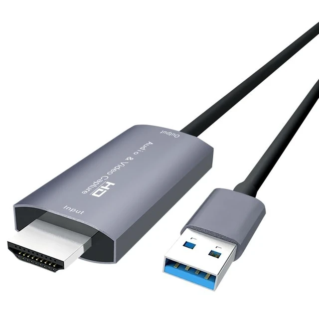 Alt view image 7 of 10 - Z36 HDMI Male to USB Male HD Video Capture Card, Cable Length: 2m