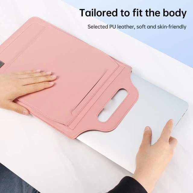 Alt view image 11 of 14 - 13 inch Multifunctional Mouse Pad Stand Handheld Laptop Bag 13 inch (Green)