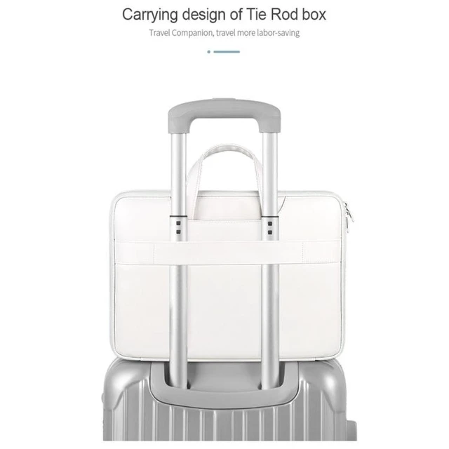 Alt view image 13 of 14 - ST01KT Lightweight PU Printed Laptop Bag, Size:13.3 inch 13.3 inch (Ice Cream)