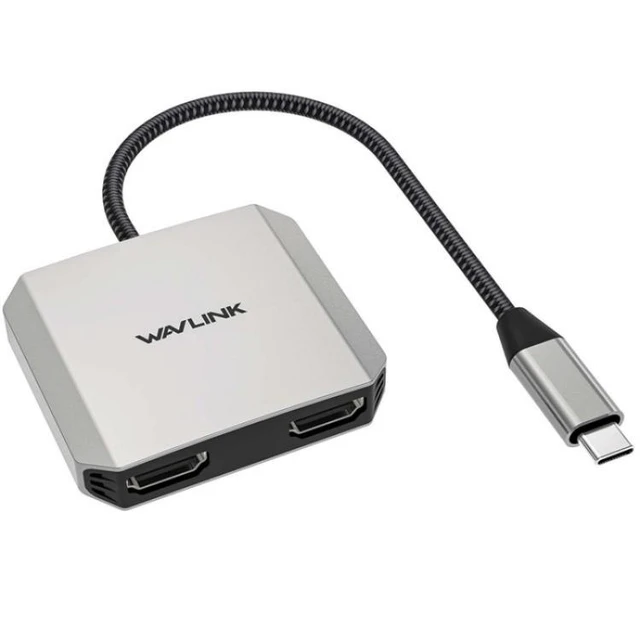 Alt view image 8 of 14 - WAVLINK UHP510 Pro 87W PD Charging USB C to Dual HD Converter 4K 60Hz Monitor Adapter