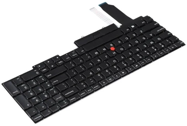 Alt view image 7 of 10 - US Version Keyboard with Pointing For Thinkpad E15 Gen 2 Gen For Thinkpad E15 Gen 2 Gen (Black)