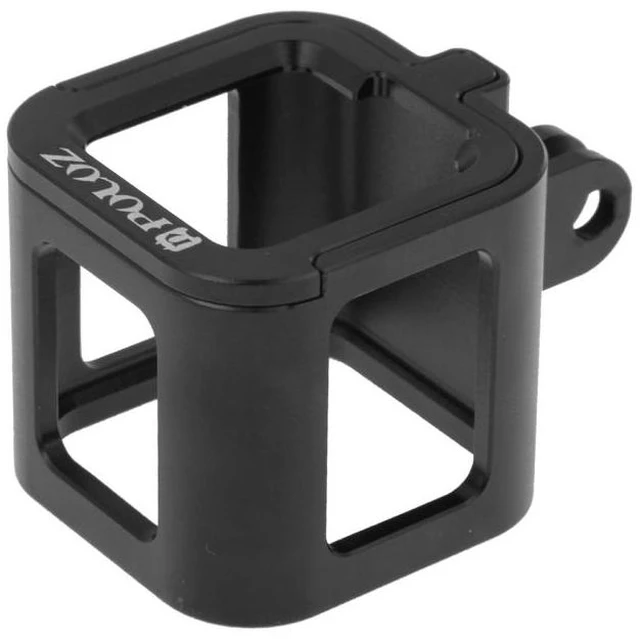 Alt view image 11 of 14 - PULUZ Housing Shell CNC Aluminum Alloy Protective Cage with Insurance Frame for GoPro HERO5 Session /HERO4 Session /HERO Session (Red)