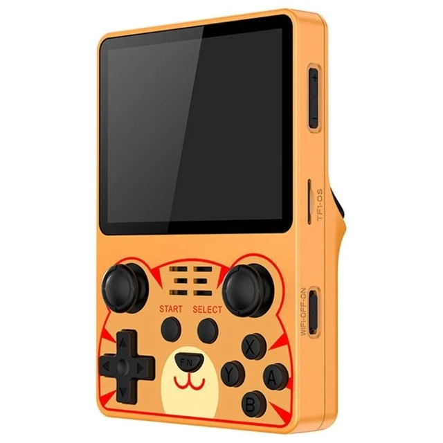 Alt view image 9 of 14 - POWKIDDY RGB20S 3.5-Inch IPS Screen Retro Open Source Handheld Game Console 16GB Without Game (Purple)