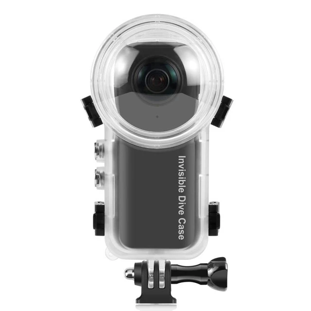Alt view image 10 of 14 - For Insta360 X3 PULUZ Invisible Dive Case 50m Waterproof Sealed Case (Transparent)