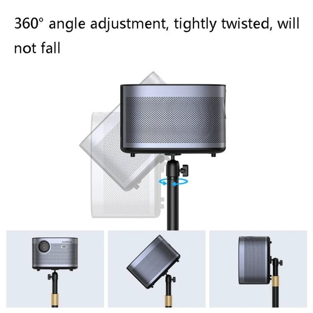 Alt view image 10 of 14 - Xiaotian Desktop Metal Projection Machine Bracket Liftable Telescopic Holder, Style: L22 Floor Standard Version L22 Floor Standard Version