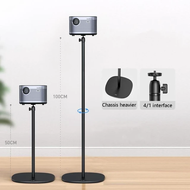 Alt view image 14 of 14 - Xiaotian Desktop Metal Projection Machine Bracket Liftable Telescopic Holder, Style: L22 Floor Standard Version L22 Floor Standard Version