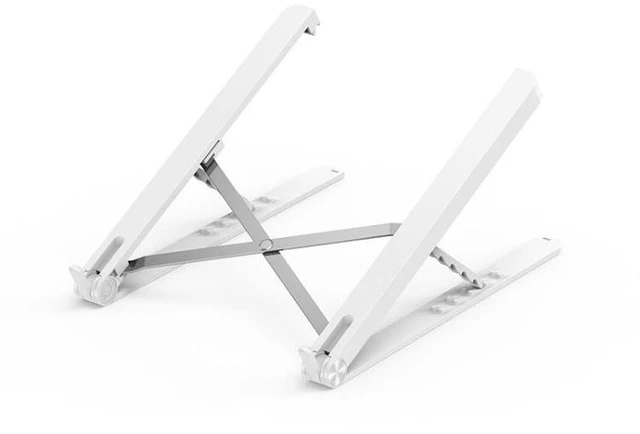 Alt view image 6 of 8 - Folding Portable Lifting Desktop Cooling Height Angle Adjustable Laptop Bracket