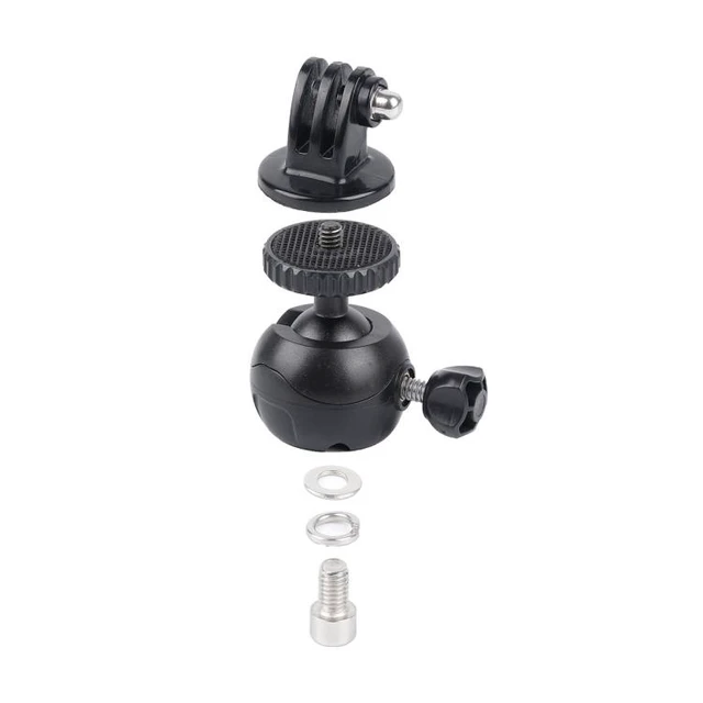 Alt view image 10 of 14 - Car Suction Cup Mount Bracket for GoPro Hero11 Black / HERO10 Black / HERO9 Black / HERO8 Black /7 /6 /5 /5 Session /4 Session /4 /3+ /3 /2 /1, Xiaoyi and Other Action Cameras, Size: L(Black