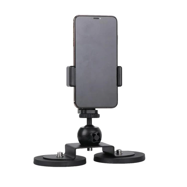 Alt view image 13 of 14 - Car Suction Cup Mount Bracket for GoPro Hero11 Black / HERO10 Black / HERO9 Black / HERO8 Black /7 /6 /5 /5 Session /4 Session /4 /3+ /3 /2 /1, Xiaoyi and Other Action Cameras, Size: L(Black
