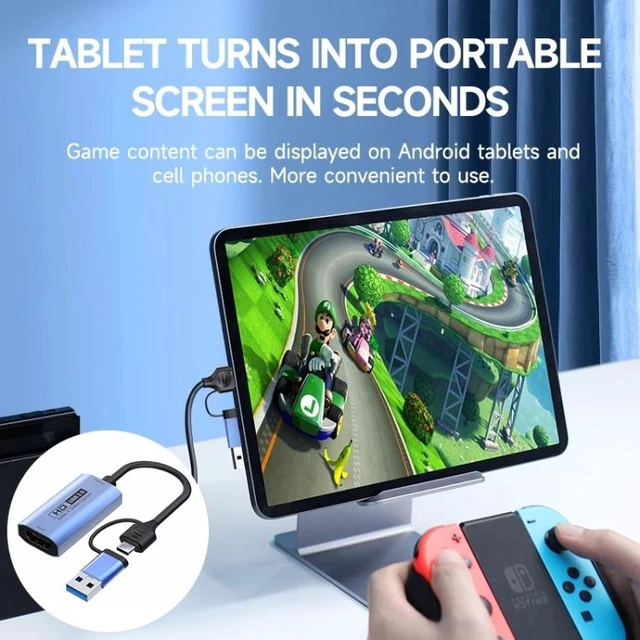Alt view image 14 of 14 - Z29C HDMI/F Female to USB-C / Type-C+USB 3.0/M Male HD Video Capture Card