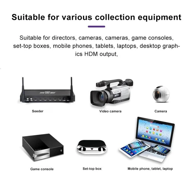 Alt view image 13 of 14 - Z35 HDMI Female + Mic to HDMI Female + Audio + USB HD Video & Audio Capture Card with Loop