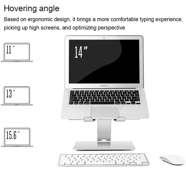 Alt view image 13 of 14 - AP-2V Aluminum Alloy Laptop Stand AP-2V