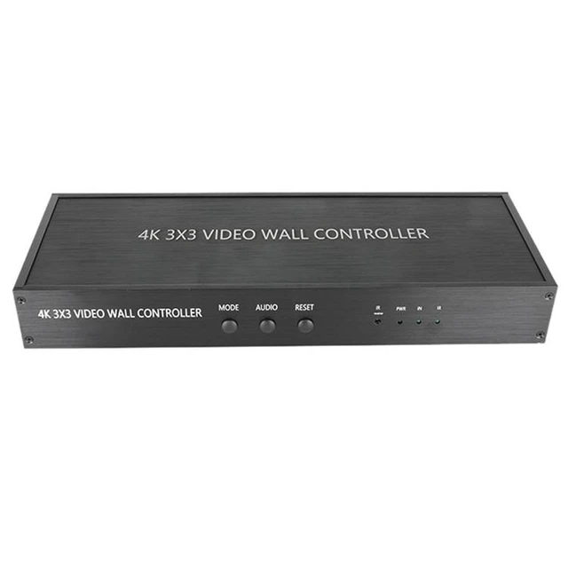 Alt view image 9 of 14 - NK-BT88 4K 3X3 HDMI Video Wall Controller Multi-screen Splicing Processor with Remote Controller, EU Plug