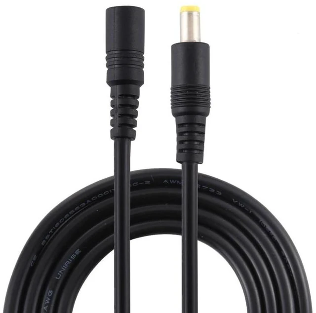 Alt view image 6 of 12 - 8A 5.5 x 2.5mm Female to Male DC Power Extension Cable, Cable Length:10m 10m (Black)
