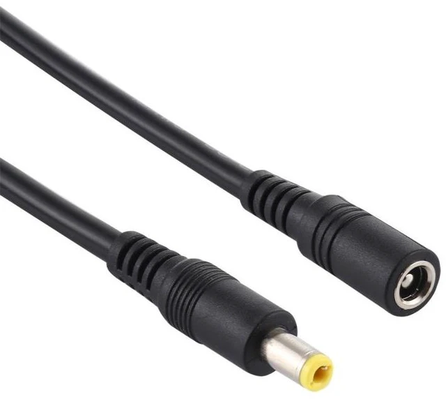 Alt view image 8 of 12 - 8A 5.5 x 2.5mm Female to Male DC Power Extension Cable, Cable Length:10m 10m (Black)