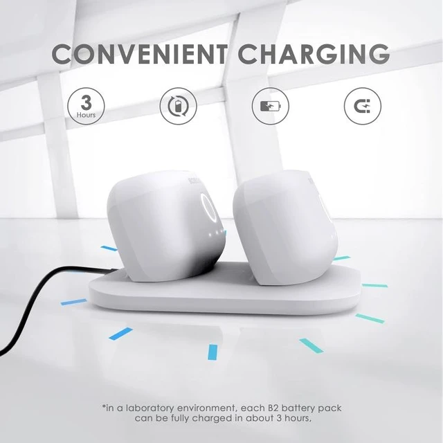 Alt view image 10 of 12 - BOBOVR Twin Charger Station Magnetic Charging Dock for Quest 3 Head Strap B2 Battery Pack