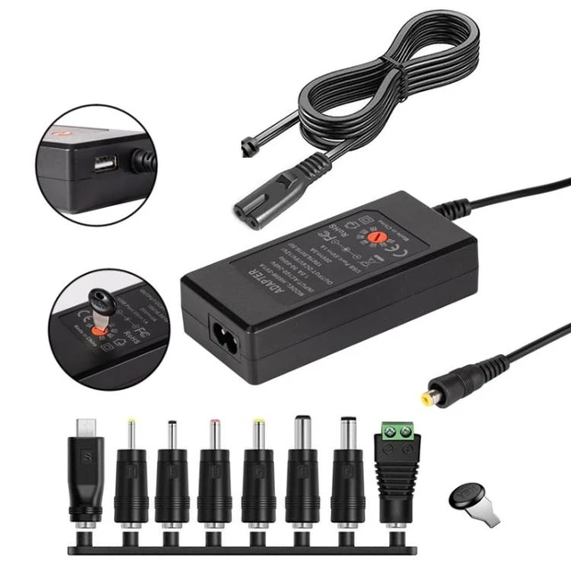 Alt view image 9 of 14 - 65W 6-20V Adjustable 3A DC Power Adapter Charger, Specification: US Plug