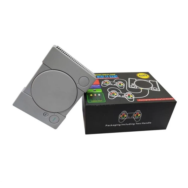 Alt view image 12 of 12 - 8-Bit Mini Double Players TV Game Console Built-in 620 Games PS1 mini (EU Plug) (EU Plug)